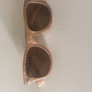 Rose gold sunglasses